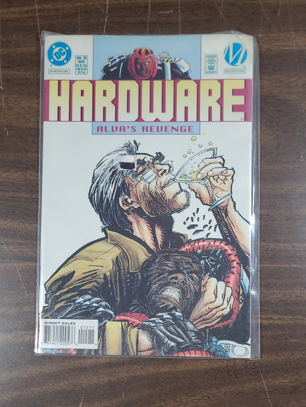 DC Hardware Comic Book Alva's Revenge #15 May Bagged